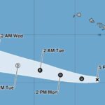 Moke weakens to tropical depression, heavy rain still likely