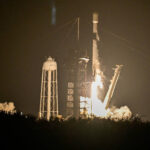 SpaceX rocket piece