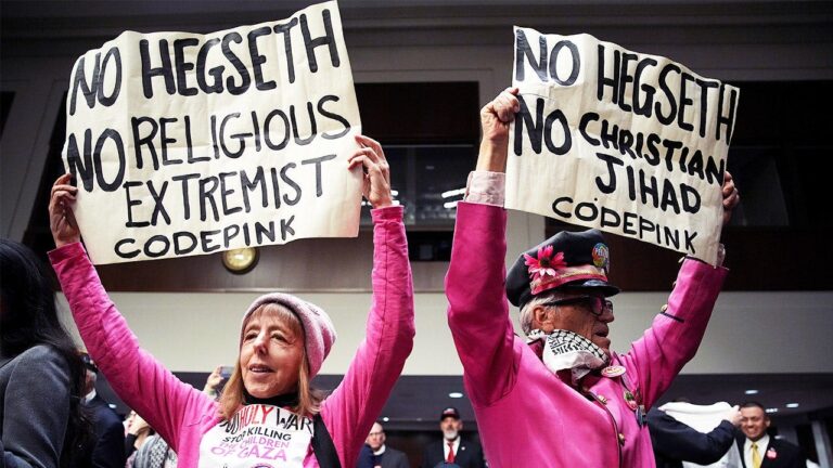 Code Pink Climate Week protest targets military emissions Code Pink Climate Week protest targets military emissions