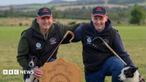 Sheep Dog World Trial crowns Welsh father and son