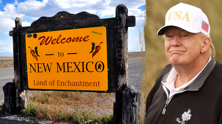 Trump New Mexico name change pitch revives ‘New America’ idea